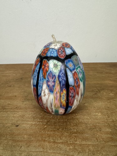 Millefiori kerze eiform - millefiori,