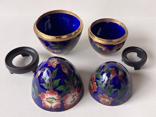 Set chinesische cloisonné - set,