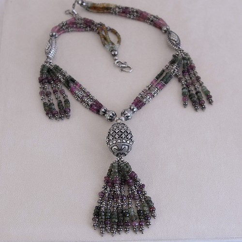 Turmalin und sterling silber - sterling,