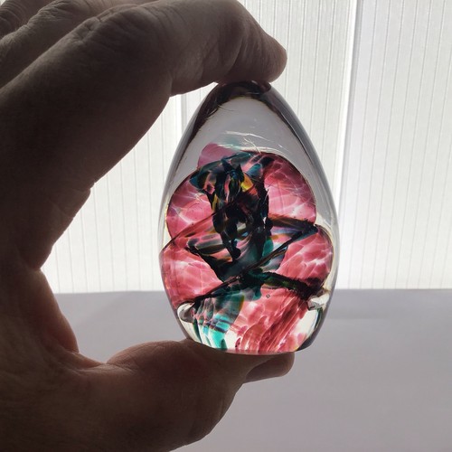 Eierform kunst glas wirbel - eierform,