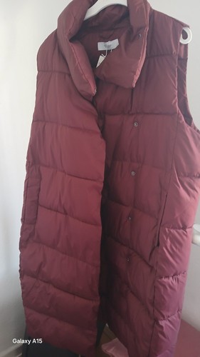 Oversize longweste bordeaux - oversize,