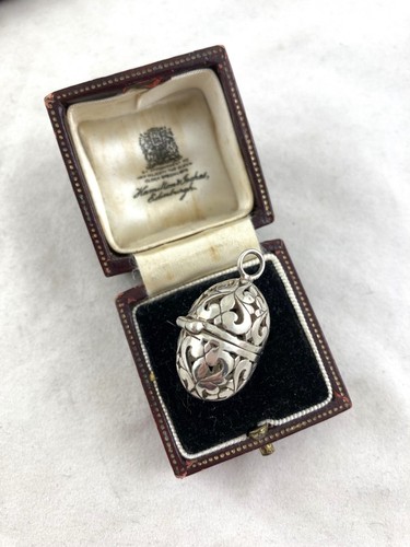 Vintage silber eiform - vintage,